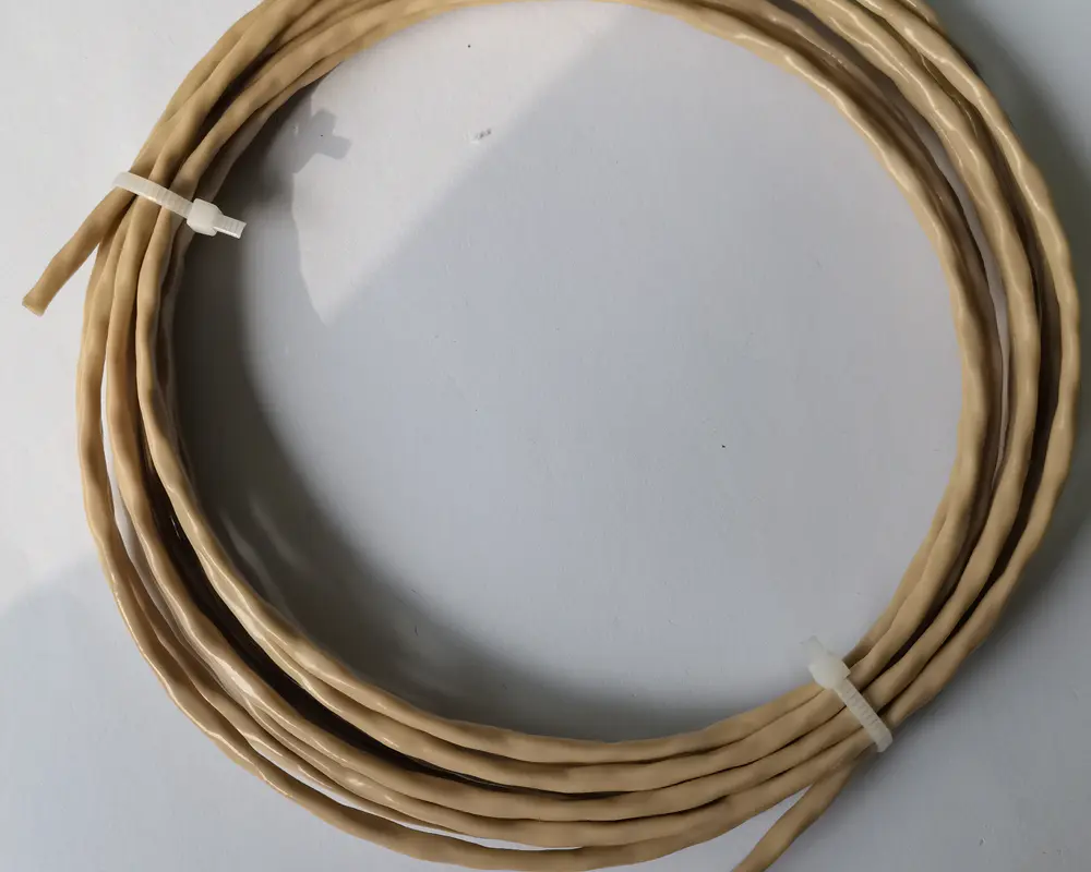 Radiation resistant PEEK cable