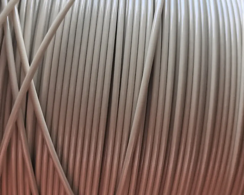Radiation resistant PEEK cable for nuclear industry