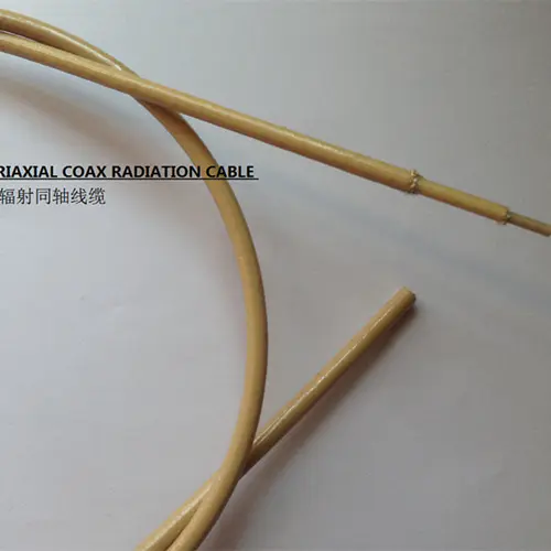 Radiation resistant PEEK cable for nuclear industry