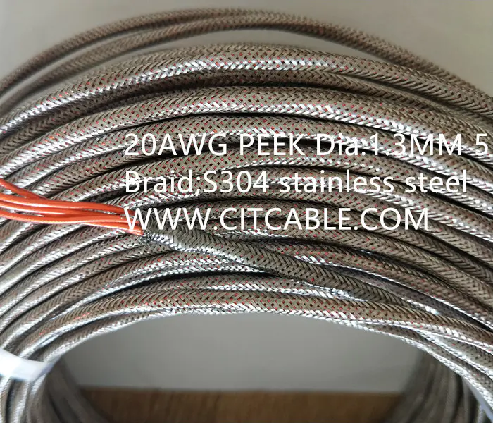 Multiple Twin PEEK screened Jacket cable