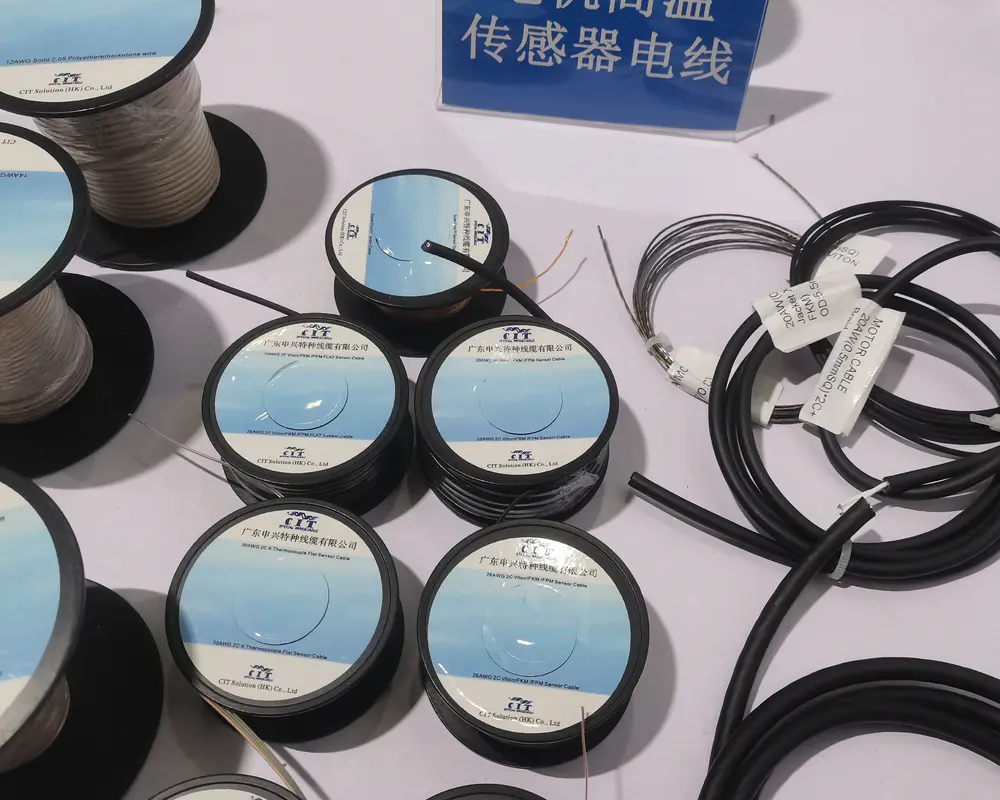 FLAT 22AWG 2F VITON FKM CABLE for NTC